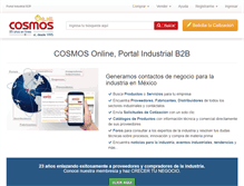 Tablet Screenshot of cosmos.com.mx